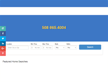 Tablet Screenshot of homesbymega.com